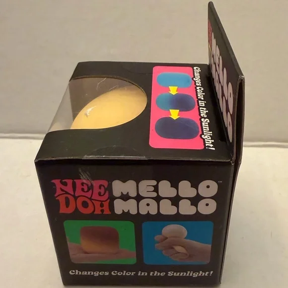 New! Nee Doh Mello Mallo Squishy Color Changing Marshmallow~Yellow-Quick Ship! - Picture 4 of 5